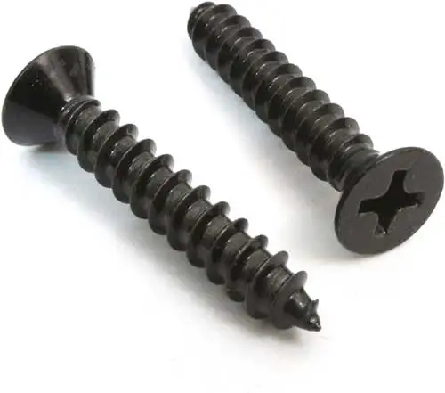 Bolt Dropper Xylan Coated stainless flat head wood screws 