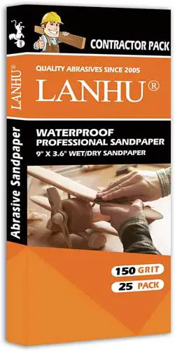  LANHU 120 Grit Sandpaper