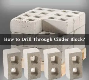 drilling into cinder block