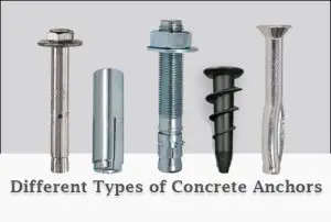 Types of Concrete Anchors